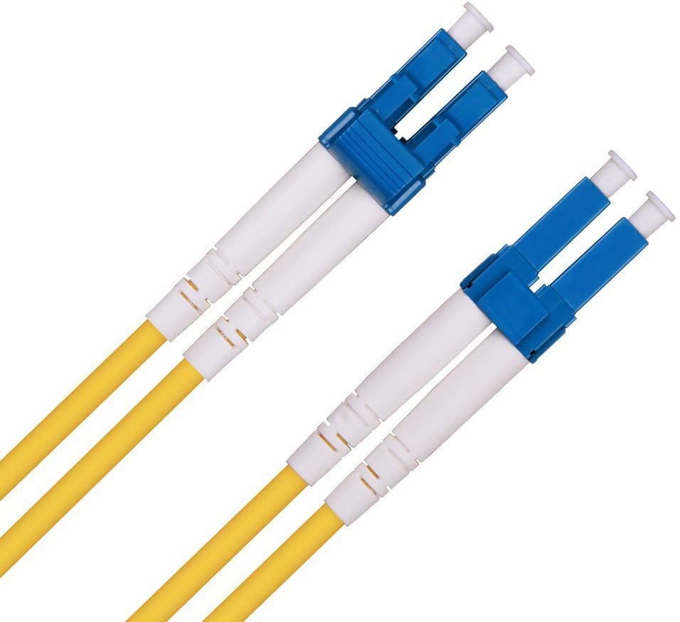 Ipolex LC to LC Fiber Patch Cable - Single Mode, 1G/10GB, Duplex 9/125μm, LSZH, SMF SFP/SFP+ Compatible, 2m, 1-Pack