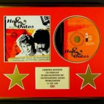 HALL & OATES/CD DISPLAY/LIMITED EDITION/COA/HALL & OATES