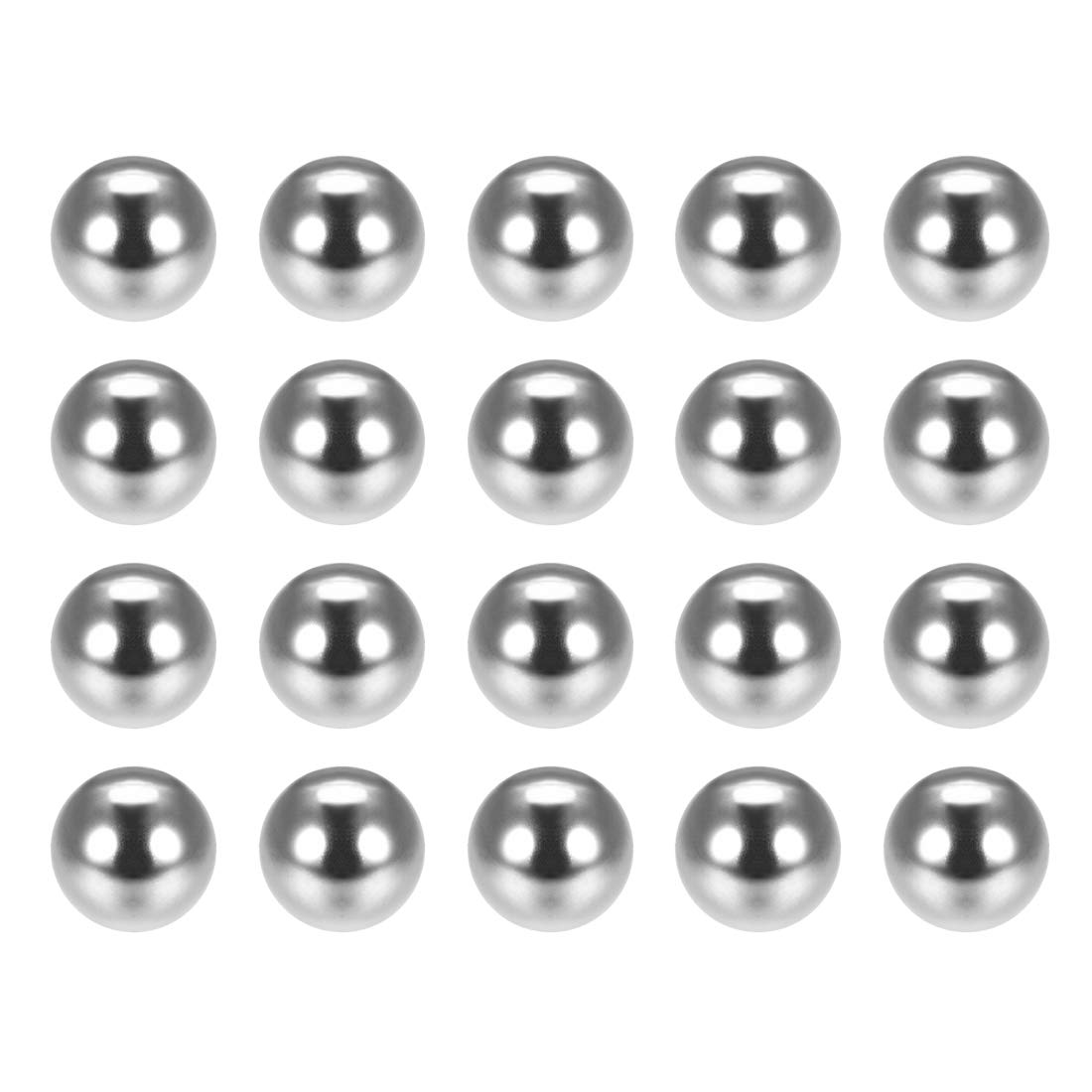 sourcing map 11mm Precision Chrome Steel Bearing Balls G25 100pcs