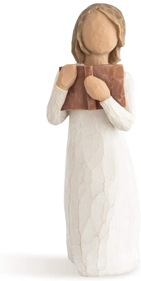 Willow Tree Love Of Learning Figurine, Natural, 3x3