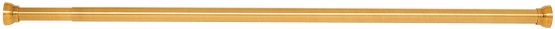 Spirella Crete Shower Curtain Rail, aluminium, Gold, 75 – 125 cm - Image 2