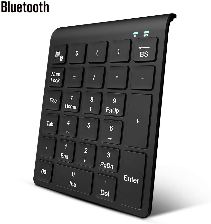 bluetooth wireless numeric keypad