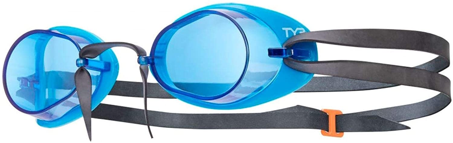 TYR Unisex Adult socket rocket 2.0 Swedish Style Goggle - blue/blue/black, M