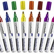 Legamaster Whiteboard Marker Set - Multi-Coloured - 10 Whiteboard Pens - Round Tip 1.5-3 mm - Whiteboard Pen Dry Wipe - for Whiteboards, Flipcharts, Magnetic, Memo Boards - Sketchnotes