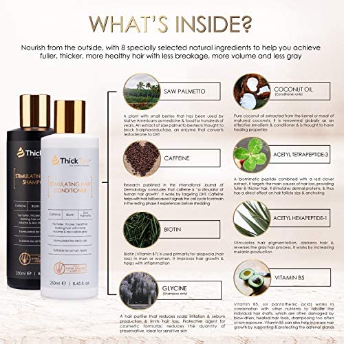 ThickTails Hair Growth Shampoo & Conditioner Set for Women, Vegan Sulphate-Free Routine with Biotin - Image 4