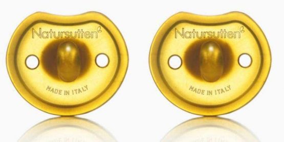 Natursutten Butterfly Pacifier | 100% Natural Rubber | Soother | Orthodontic | EASY TO CLEAN | Contains NO Phthalates, PVC, Chemical Softeners or Artificial Colouring | Medium | 6-12 Months - Image 2