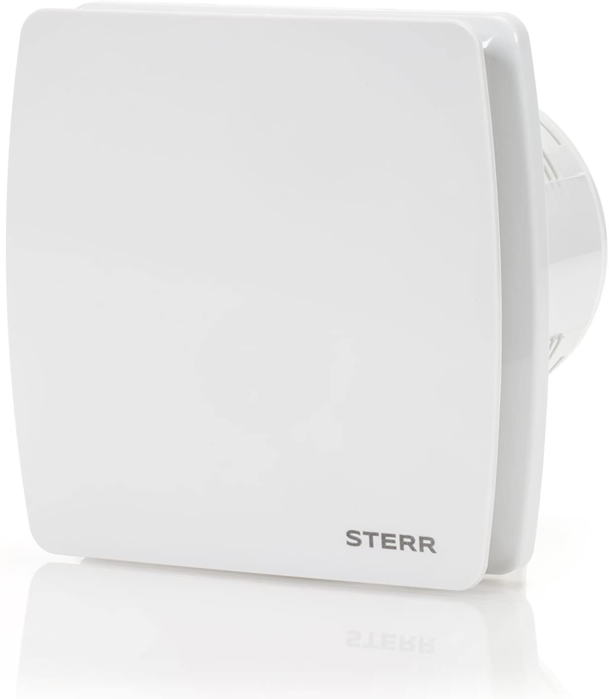 STERR Bathroom Extractor Fan LFS100-Q 100 mm with Backdraft Shutter White - Silent Bathroom Fan - Image 2
