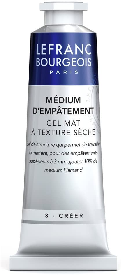 Lefranc Bourgeois 300131 Painting Materials and Sikk Alternative Clear Painting Medium for, 6.5 x 6.5 x 16.3 cm
