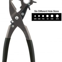 General Tools 72 Leather Hole Punch Tool, 5/64 Inch to 3/16 Inch 2 Pack