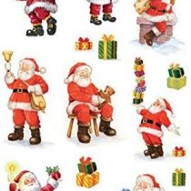 Avery Zweckform 52624 Christmas Santas 30 Sticker