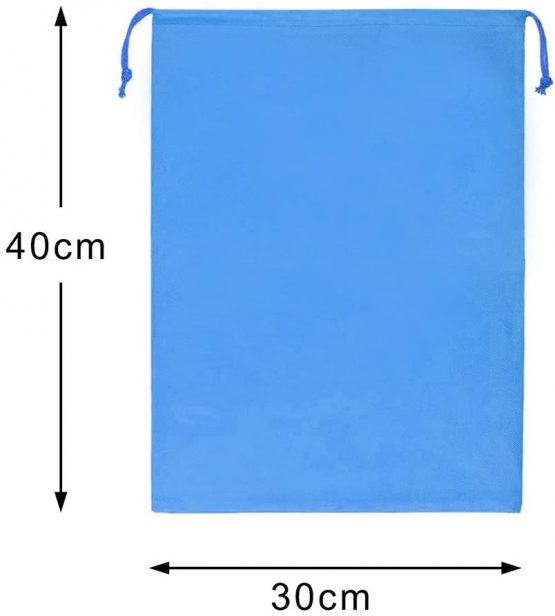5Pcs Drawstring Shoe Bags, Portable Cloth Bag Pouch Organizer Travel Storage Bags for Shoes Boots High Heel Socks | Space Saving - Image 2