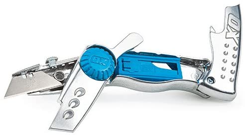 OX Pro Heavy Duty Retractable Knife, Silver - Image 3