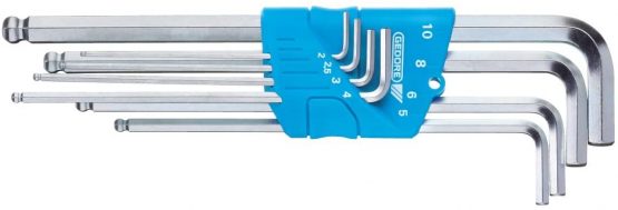 Gedore 2005 CT2-DT 42 Hexagon Allen Key Set in 2/4 CT Tool Module, 17 pcs - Image 3