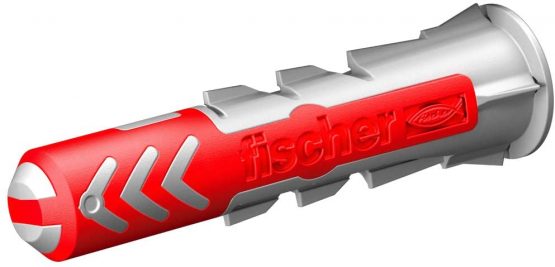 fischer 555005 DUOPOWER Wallplug, Red/Gray, 5 x 25 - Image 4