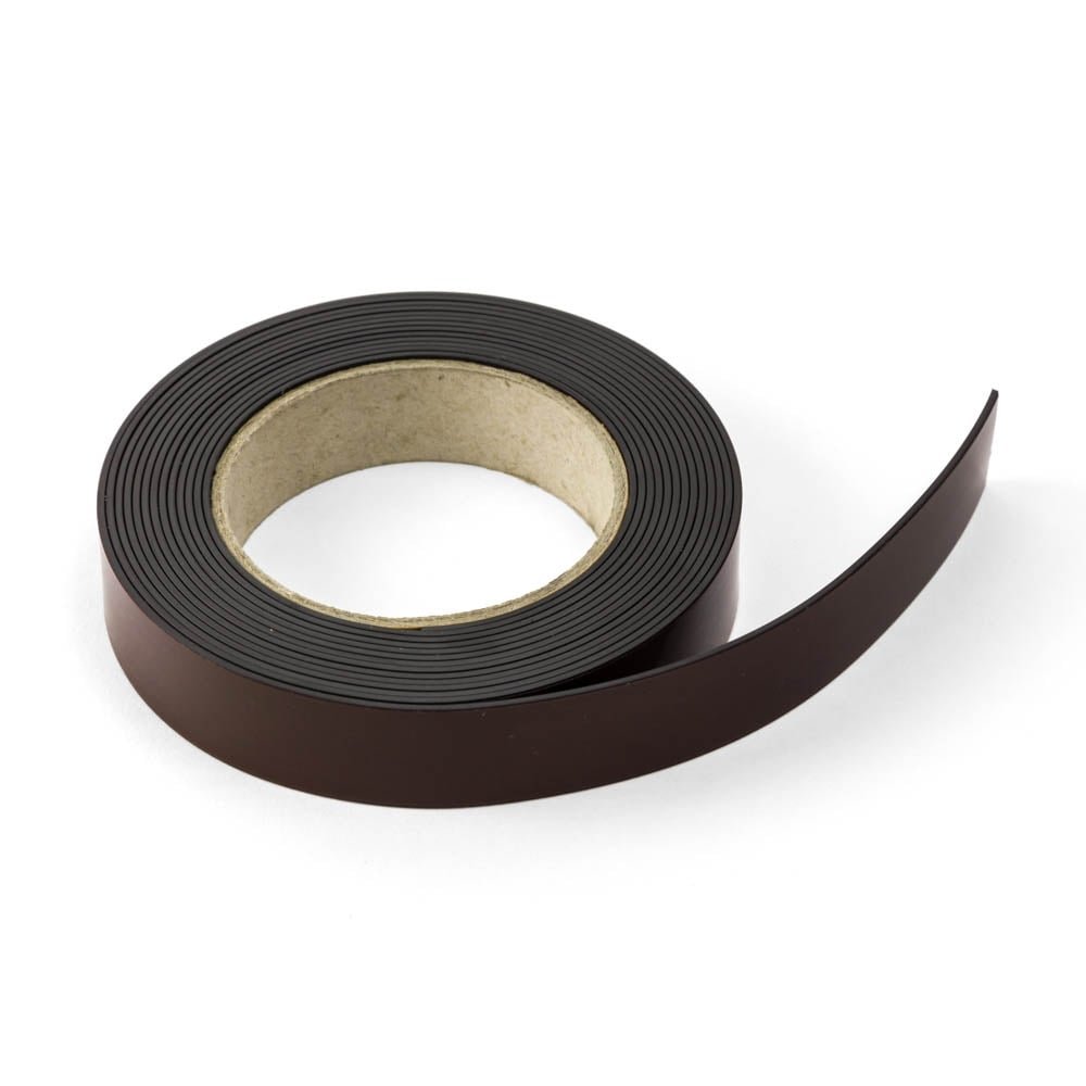 MagFlex® 25.4mm Wide Flexible Magnetic Tape - Premium Self Adhesive - Polarity A (1x 5 Metre Length)