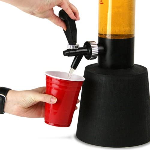 Drinkstuff Gulp Beer Tower Dispenser, 3.5L Beer Dispenser for Home Bars Parties & Events - Image 4