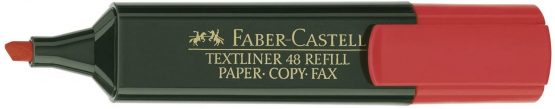 Faber-Castell 48-21 Text Liner - Red (Pack of 10) - Image 2