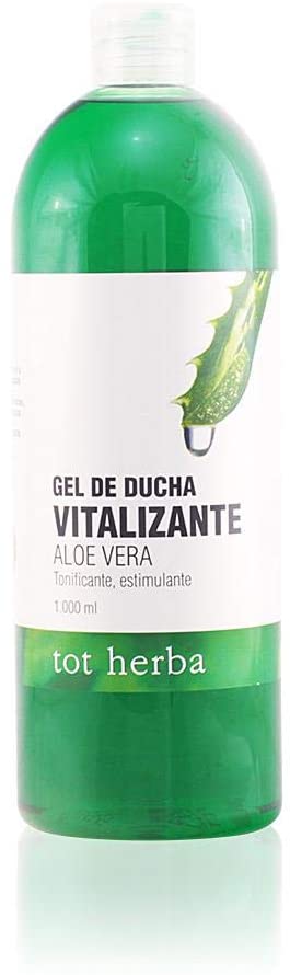 Tot Herba Gel Vitalizing Shower Gel with Aloe Vera, 1 l (Pack of 1)