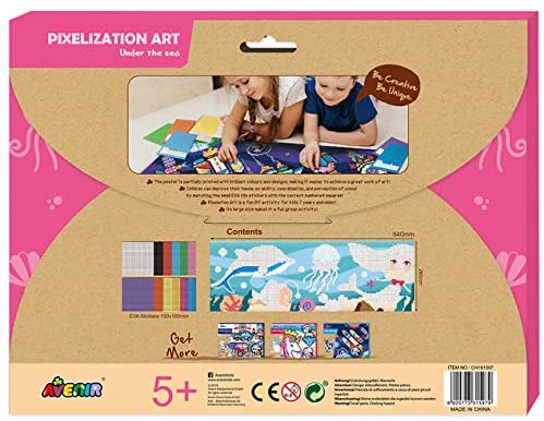 Avenir CH191597 Pixelation Art Under The Sea, Mixed Colours - Image 2