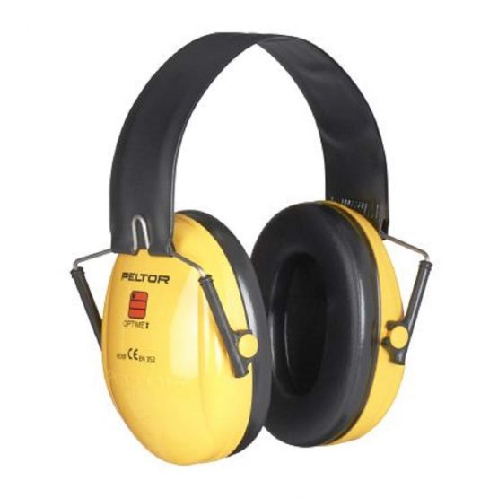 3M Peltor Optime I Ear Muffs with Head Band, Foldable – Optimal noise reduction, Hearing Protection, Lightweight and Comfortable Fit Ear Protection, Hi-Viz - 1x Peltor ear defender - Image 2