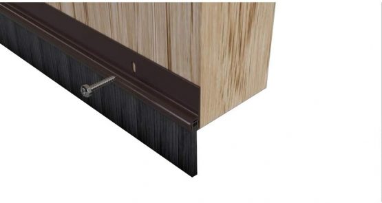 STORMGUARD 02SR0200914B Brown Door Brush Strip Draught Excluder - Image 2