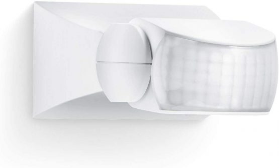 Steinel Infrared Motion Sensor IS 1 white, 120° Motion Detector, 10 m Range, IP 54, splashproof, max. 500 W or 4 LEDs