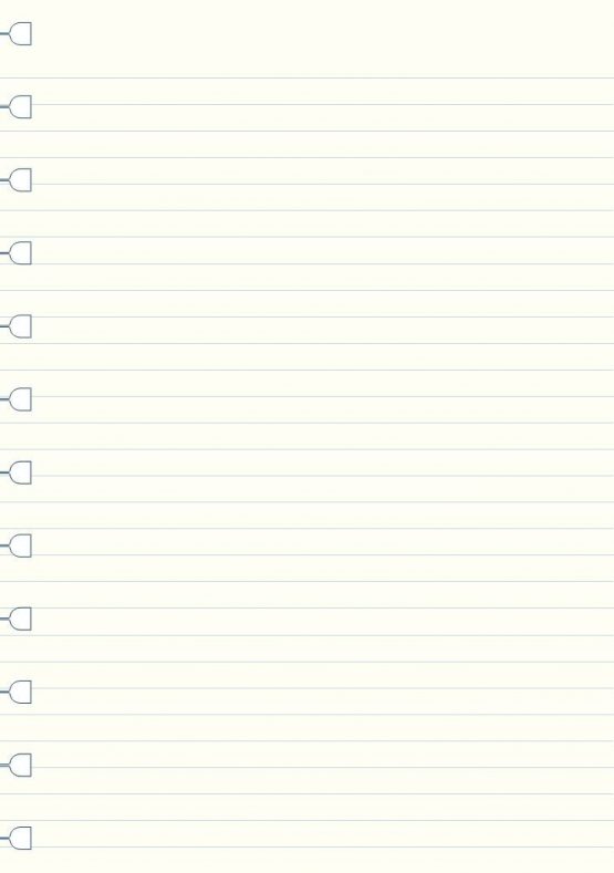 Filofax A4 Ruled Note