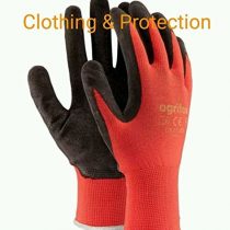 24 PAIRS NEW LATEX COATED WORK GLOVES SAFETY DURABLE GARDEN GRIP BUILDERS (S - 7)