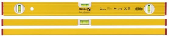 STABILA 80 AS-2 Spirit Level 3 Vial 19195 90cm 80AS 36" D/P, Yellow - Image 2
