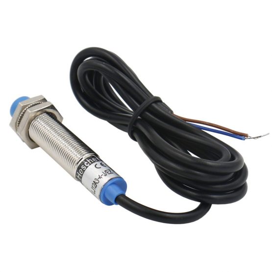 Heschen M12 Inductive Proximity Sensor Switch Non-shield Type LJ12A3-4-J/EZ Detector 4mm 90-250 VAC 400mA Normally Open(NO) 2 Wire
