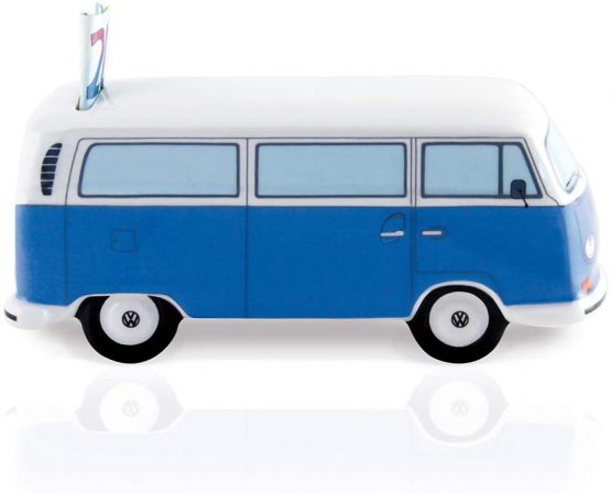 Brisa VW Collection - Volkswagen Hippie Bus T2 Camper Van Money Bank/Piggy Bank/Savings Box - Gift Idea/Fan Souvenir/Retro Vintage Article (Ceramic/1:22/Blue) - Image 4