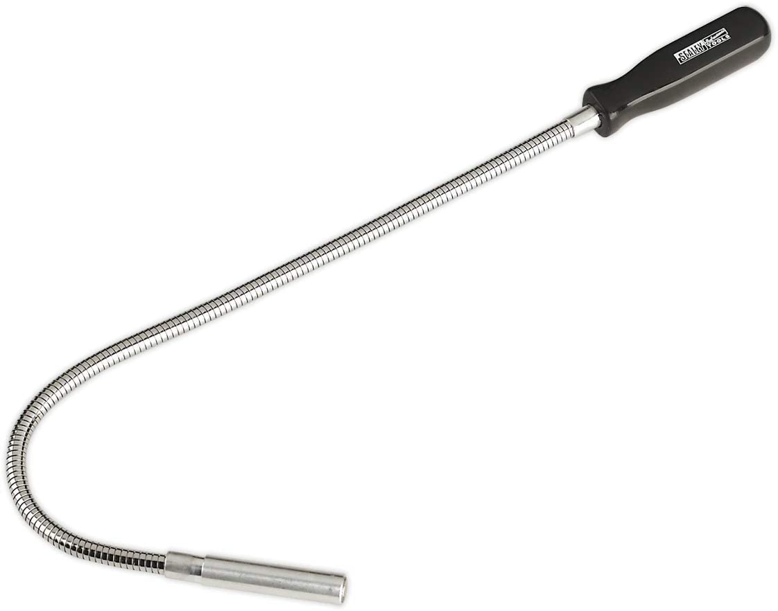 Sealey Ak6531 Flexible Magnetic Pick-Up Tool 1.5Kg Capacity, White