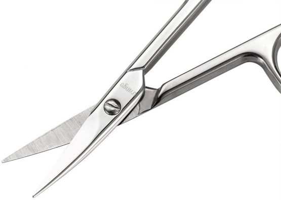 LIVINGO Premium Manicure Scissors Multi-Purpose Stainless Steel Cuticle Pedicure Beauty Grooming Kit for Nail, Toenail, Eyebrow, Eyelash, Dry Skin Curved Blade 9cm - Image 4