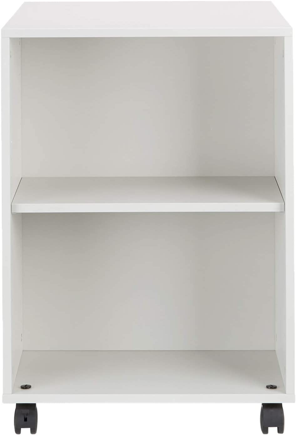 Durable Multi-Functional Trolley, Made of Strong Melamine, Light Grey Colour, Ideal for Storing Documents Folders - Image 3