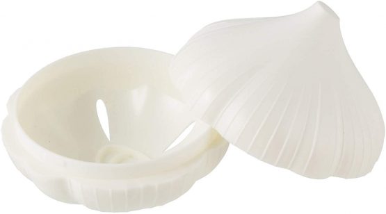 Fackelmann Garlic Storer & Saver, White - Image 2