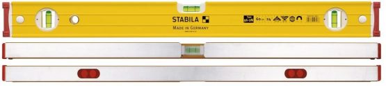 Stabila 15853 96-M-2 Magnetic Spirit Level 3 Vial 60cm, Yellow - Image 2