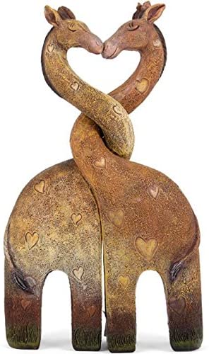 Something Different Wholesale Exquisite Brown Resin Giraffe Family, 18cm x 10cm (1 Set)
