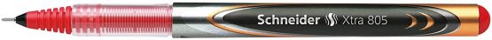 Schneider Xtra 805 Rollerball Pen with Tube Tip 0.5 mm Stainless Steel Pack of 10 Black red - Image 4