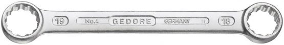 Gedore 4/8 8-Piece Double-End Box Wrench Set DIN837 SW6x7-20x22mm Gedore ISO3318 - Image 2