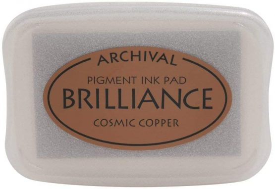 Tsukineko Brilliance Ink Pad, Cosmic Copper,BIP94