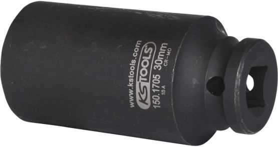 KS Tools 150.1705 Special drive shaft impact socket, 1/2", 30mm - Image 3