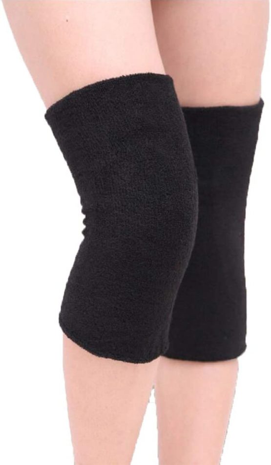 Men Women Thicken Thermal Knee Braces Leg Warmers Winter Breathable Cozy Warm Knee Pads Leg Sleeves Support Protector for Ski Cycling Dance Runing Arthritis Tendonitis, 1 Pair