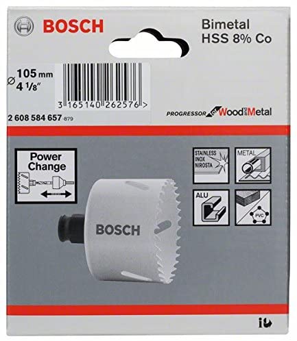 Bosch 2608584657 105 mm Progressor Hole Saw, Blue, 105mm diameter - Image 2