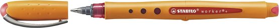 Rollerball - STABILO Worker+ Medium Red - Image 3