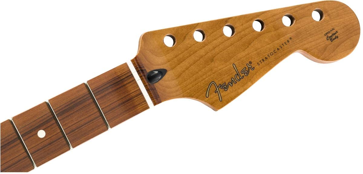Fender Stratocaster Neck - Roasted Maple/Pau Ferro - 9.5" - 21 Frets,0990503920, Brown, 7.4 inches x 29.5 inches x 3.2 inches - Image 3