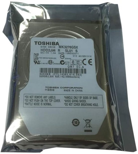 Toshiba MK3276GSX 320GB SATA 3GB/s 5400rpm 2.5 Inch Internal Hard Drive - Image 3
