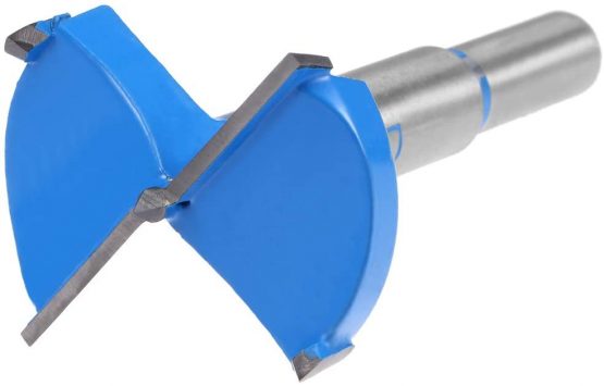 sourcingmap Forstner Drill Bits 40mm, Tungsten Carbide Wood Hole Saw Auger Opener, Woodworking Hinge Hole Drilling Boring Bit Cutter (Blue, Gray) - Image 4