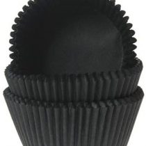 54 Black Cupcake Cases