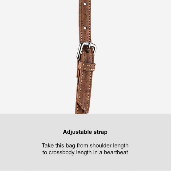 Corkor Cork Purse Crossbody Women | Vegan Bag Cruelty Free Non Leather - Image 4