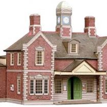 Superquick Terminus Building or Through Station 1/72 OO/HO - Card Model Kit